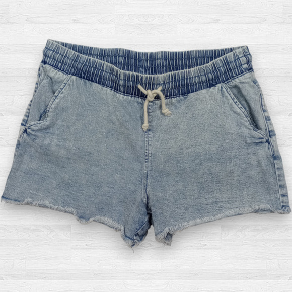 No Boundaries Pants - NO Boundaries Light Acid‎ Wash Cut Off Frayed Shorts Size L 11/13